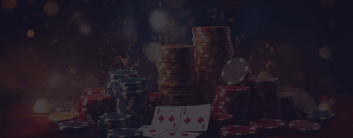Poker cards background